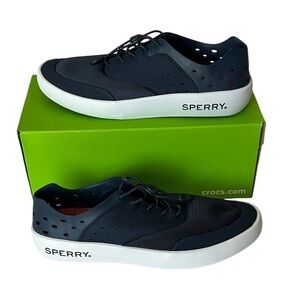 Sperry Top Sider Sonar Flex Deck CVO Navy Water Sneakers Sz 7.5 NEW